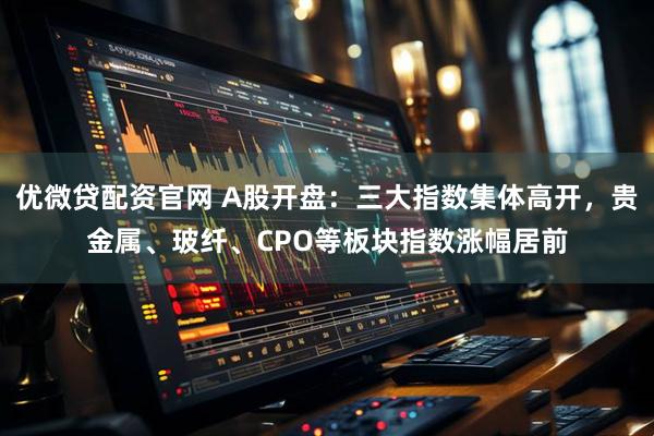 优微贷配资官网 A股开盘：三大指数集体高开，贵金属、玻纤、CPO等板块指数涨幅居前